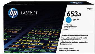 Toner HP Originalzubehör 653A ca 16500 Seiten cyan HP