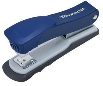 Heftgerät Soennecken 24/6 26/6 fest/lösbar/nageln 20 Bl (80 g/m²) Metall blau SOENNECKEN