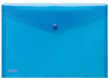 Sammelhülle FolderSys DIN A4 quer Polypropylen blau transparent 10 St/Pack FOLDERSYS