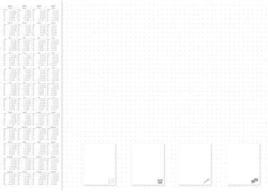 Schreibunterlage RNK Verlag Office 60 x 42 cm (B x H) ohne Folienauflage 2024-2027 Papier weiß 30 Bl RNK VERLAG