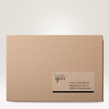 Adressetikett Avery Zweckform QuickPEELT 210 x 297 mm (B x H) Polyester transparent 25 Etik/Pack AVERY ZWECKFORM