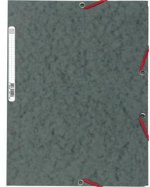 Sammelmappe Exacompta DIN A4 400g/m² Colorspankarton grau EXACOMPTA