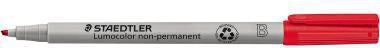 Folienstift STAEDTLER® Lumocolor® non-permanent 312 1-25mm rot nicht dokumentenecht STAEDTLER