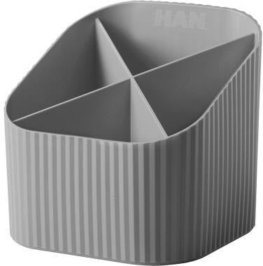 Stifteköcher HAN Re-X-LOOP 111 x 105 x 111 cm (B x H x T) Polypropylen 100 % recycelt dunkelgrau HAN