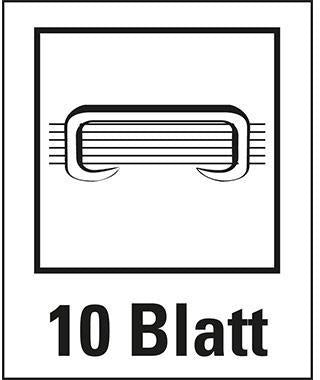 Elektroheftgerät Leitz NeXXt fest 10 Bl (80 g/m²) e1 Metall/Kunststoff schwarz LEITZ – Ansicht 4
