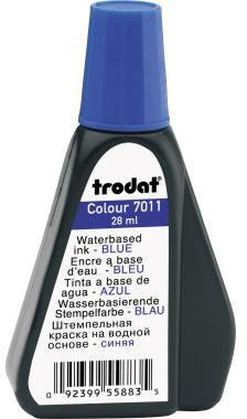 Stempelfarbe trodat® Colour 7011 Handstempelkissen blau 28ml TRODAT