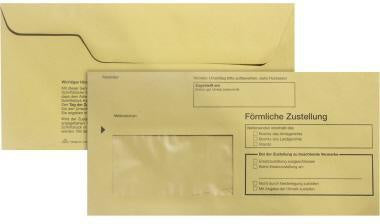 Zustellungsumschlag RNK Verlag DIN lang 220 x 110 mm (B x H) mit Fenster mit Haftklebung Papier 100 % recycelt r