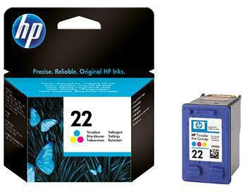 Tintenpatrone HP Originalzubehör 22 ca 165 Seiten mehrfarbig 5ml HP