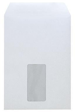 Versandtasche Soennecken DIN C5 162 x 229 mm (B x H) mit Fenster 90g/m² mit Haftklebung Papier weiß 500 St/Pack SOENNECKEN