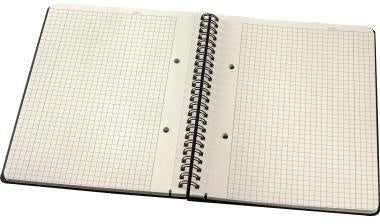 Collegeblock SIGEL Conceptum DIN A5 kariert 80g/m² Kunststoff schwarz Softwave 80 Bl SIGEL