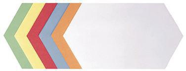 Moderationskarte FRANKEN 297 x 165 cm (B x H) 130g/m² Altpapier 100 % recycelt farbig sortiert 500 St/Pack FRANKEN