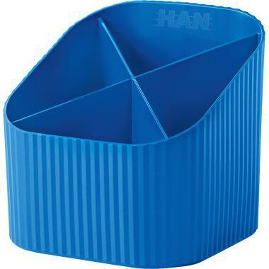 Stifteköcher HAN Re-X-LOOP 111 x 105 x 111 cm (B x H x T) Polypropylen 100 % recycelt blau HAN