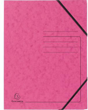 Eckspanner Exacompta DIN A4 Colorspankarton rosa Exacompta DIN A4 Colorspankarton rosa EXACOMPTA