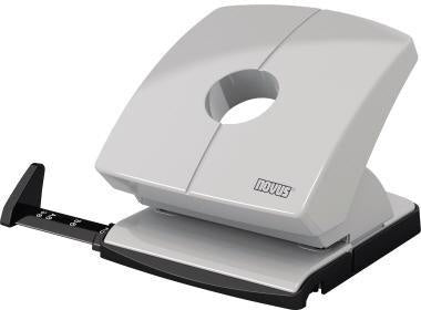 Locher NOVUS B 230 8cm 30 Bl (80 g/m²) mit Anschlagschiene lichtgrau NOVUS