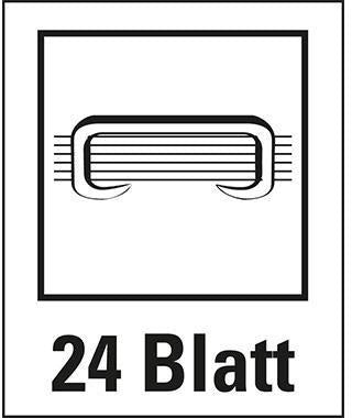 Heftzange Soennecken 124 24/6 26/6 fest/lösbar 24 Bl (80 g/m²) Metall anthrazit/chrom SOENNECKEN – Ansicht 3