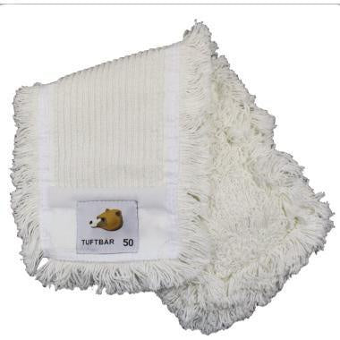Wischmopp Tuftbär GVS Klapphalter 16 x 54 cm (B x L) 50 % Baumwolle 50 % Polyester weiß NEUTRALWARE