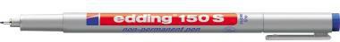 Folienstift edding 150 S 03mm blau nicht dokumentenecht EDDING