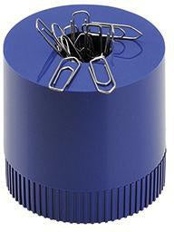 Klammernspender arlac clip-boy 7 x 7 cm (D x H) mit Klammer Polystyrol royalblau ARLAC