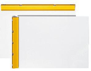 Klemmbrett Hansa-Technik 21 x 297 cm (B x H) DIN A4 Aluminium grauweiß HANSA-TECHNIK