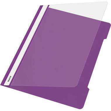Schnellhefter Leitz DIN A4 Polypropylenfolie violett Leitz DIN A4 Polypropylenfolie violett LEITZ