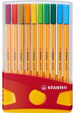 Fineliner STABILO® point 88® ColorParade 04mm farbig sortiert 20 St/Pack STABILO