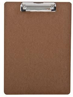 Klemmbrett 223 x 312 cm (B x H) DIN A4 Holzfaser braun NEUTRALWARE