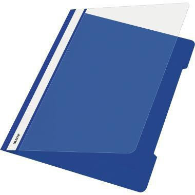 Schnellhefter Leitz DIN A4 Polypropylenfolie blau Leitz DIN A4 Polypropylenfolie blau LEITZ