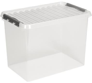 Aufbewahrungsbox Sunware the q-line 60 x 34 x 40 cm (B x H x T) 62l Kunststoff transparent SUNWARE