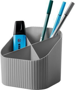 Stifteköcher HAN Re-X-LOOP 111 x 105 x 111 cm (B x H x T) Polypropylen 100 % recycelt dunkelgrau HAN – Ansicht 3