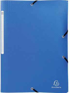 Eckspanner Exacompta Opak DIN A4 Polypropylen blau Exacompta Opak DIN A4 Polypropylen blau EXACOMPTA