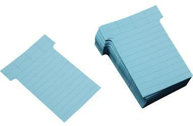 T-Karte Ultradex 60 x 85 mm (B x H) 170g/m² liniert Karton karibikblau 100 St/Pack ULTRADEX