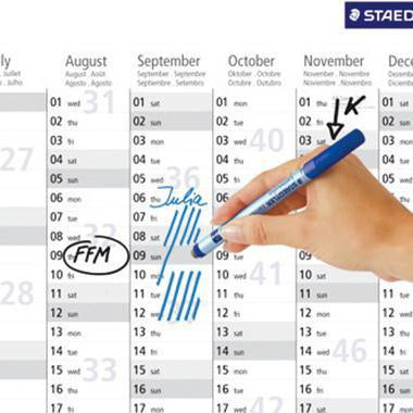 Folienstift STAEDTLER® Lumocolor® correctable 305 1mm blau nicht dokumentenecht STAEDTLER – Ansicht 4