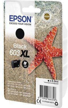 Tintenpatrone Epson Originalzubehör 603XL ca 500 Seiten schwarz 89ml EPSON