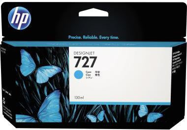 Tintenpatrone HP Originalzubehör 727 cyan 130ml HP Originalzubehör 727 cyan 130ml HP