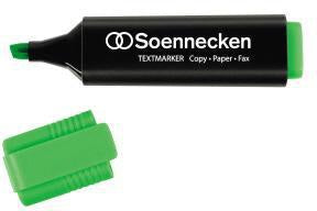 Textmarker Soennecken 2-5mm grün Keilspitze Soennecken 2-5mm grün Keilspitze SOENNECKEN