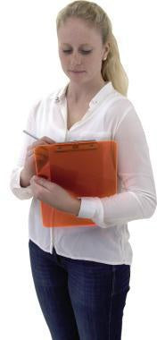 Klemmbrett MAUL MAULneon 226 x 318 cm (B x H) DIN A4 Kunststoff orange transparent MAUL – Ansicht 3