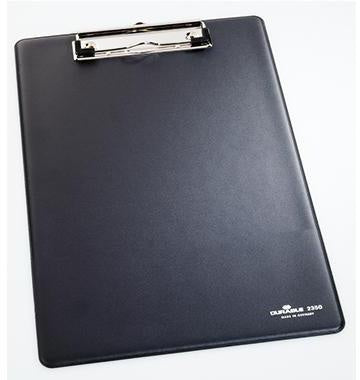 Klemmbrett DURABLE 22 x 32 cm (B x H) DIN A4 PVC schwarz DURABLE