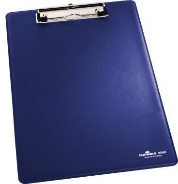 Klemmbrett DURABLE 22 x 32 cm (B x H) DIN A4 PVC dunkelblau DURABLE