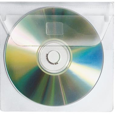 CD/DVD Hülle Veloflex 137 x 125 cm (B x H) Polypropylen transparent 10 St/Pack VELOFLEX