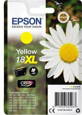 Tintenpatrone Epson Originalzubehör 18XL ca 450 Seiten gelb 66ml EPSON