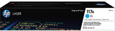 Toner HP Originalzubehör 117A ca 700 Seiten cyan HP