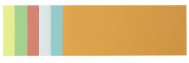 Moderationskarte Soennecken 205 x 95 cm (B x H) 130g/m² Altpapier 100 % recycelt farbig sortiert 250 St/Pack SOENNECKEN