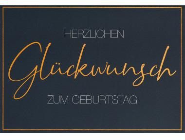 Faltkarte Perleberg Lifestyle Geburtstagskarte 240g/m² mehrfarbig Geburtstag Herzlichen Glückwunsch zum Geburtstag PERLEBERG