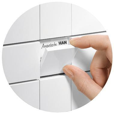 Schubladenbox HAN i-Box 5 Schubladen DIN A4 DIN C4 ABS Kunststoff Gehäusefarbe: weiß Farbe der Schublade: weiß – Ansicht 3