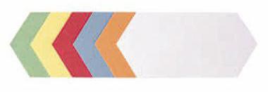 Moderationskarte FRANKEN 205 x 95 cm (B x H) 130g/m² Altpapier 100 % recycelt farbig sortiert 500 St/Pack FRANKEN