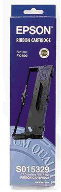 Druckerfarbband Epson 288 x 78 mm (B x L) S015329 ca 75 Mio Zeichen Nylon schwarz EPSON