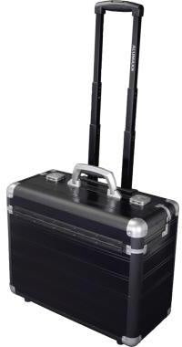Pilotenkoffür ALUMAXX® DISCOVERY 475 x 385 x 225 cm (B x H x T) Aluminium schwarz ALUMAXX