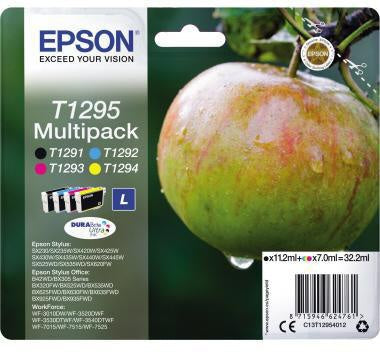 Tintenpatrone Epson Originalzubehör T1295 ca 380 Seiten schwarz ca 460 Seiten cyan ca 330 Seiten magenta ca 515 Seiten gelb