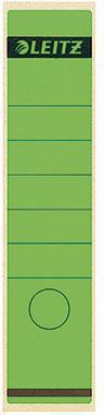 Ordnerrückenetikett Leitz breit/lang 615 x 285 mm (B x H) selbstklebend mit Griffloch grün 10 Etik/Pack LEITZ