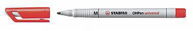 Folienstift STABILO® OHPen universal 1mm rot nicht dokumentenecht STABILO
